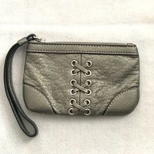 Gray Nine West Wristlet